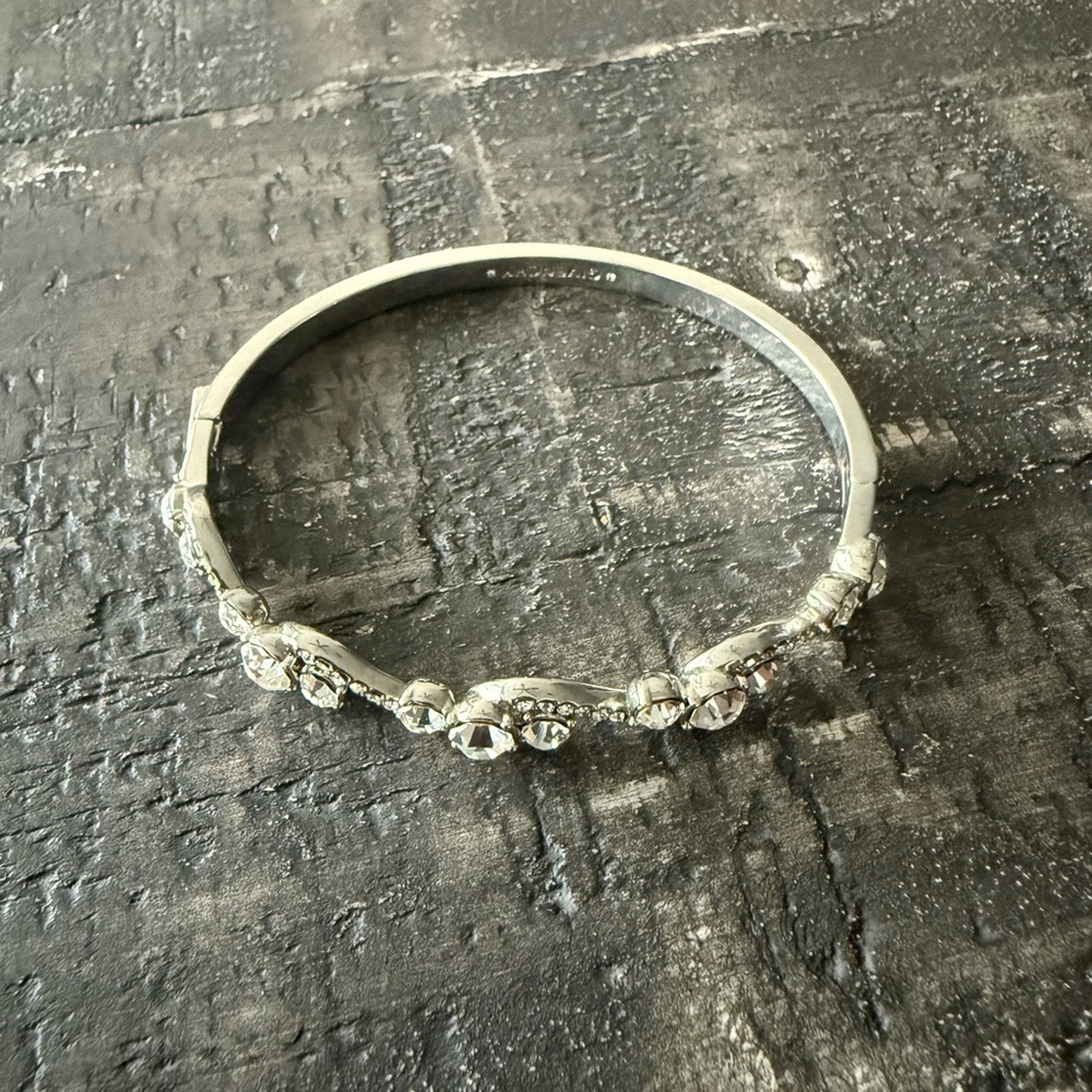 Givenchy Silver Intricate Pattern Bracelet - image 1